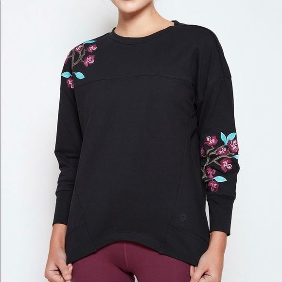 Women’s Satva Floral Sarana Long Sleeve Sweatshirt - Picture 1 of 6